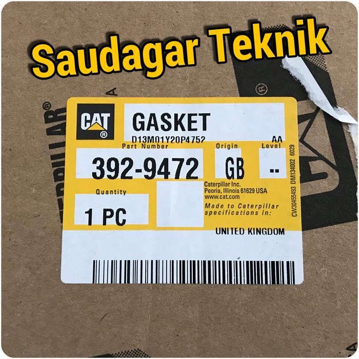 Gasket Caterpillar Cat 392-9472 3929472 Genuine Part