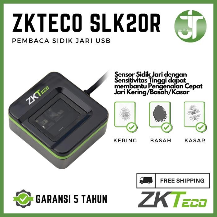 Mesin Pembaca Sidik Jari Usb Reader Fingerprint Zkteco Slk20R
