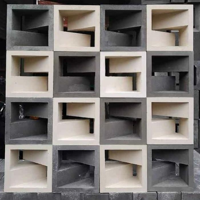 [Expert] roster beton minimalis/penyekat dinding/ventilasi/roster abu beton