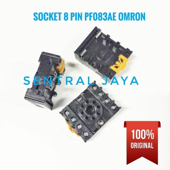 [Expert] Socket Timer/Relay Omron 8 kaki PF083AE asli