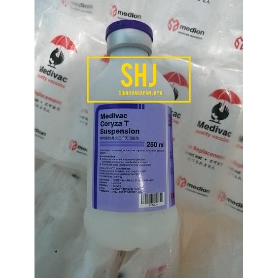 VAKSIN INAKTIF MEDIVAC CORYZA T SUSPENSION 250 ML (500 EKOR)