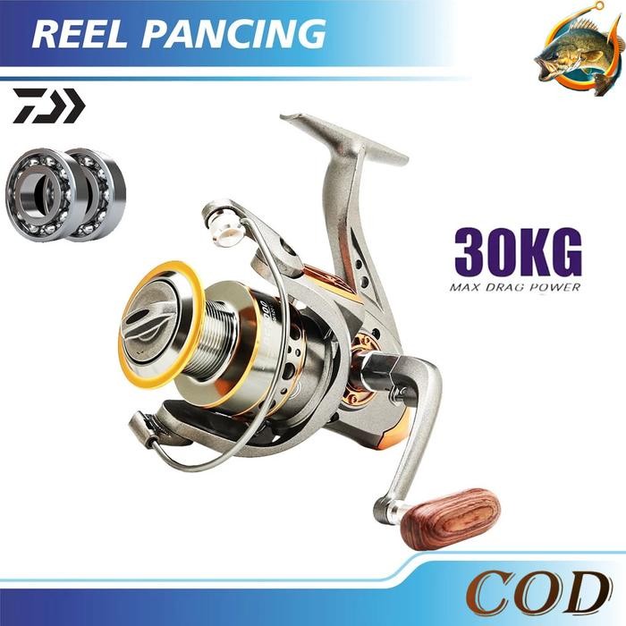 2024 New Daiwa Fishing Reel Saltwater Spinning Reel Baitcasting Reel Mesin Pancing 30Kg Max Drag