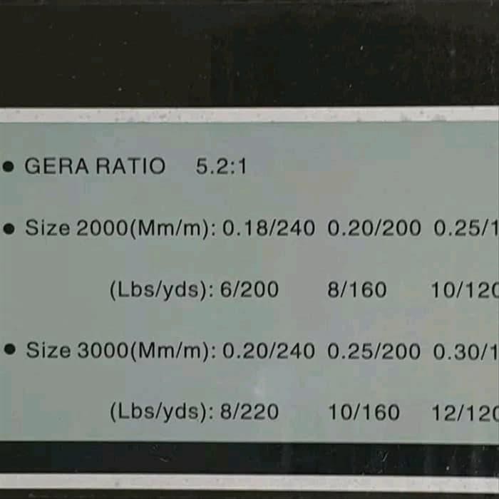 Reel Fugu Riko 3000 10 Bearings #Gratisongkir