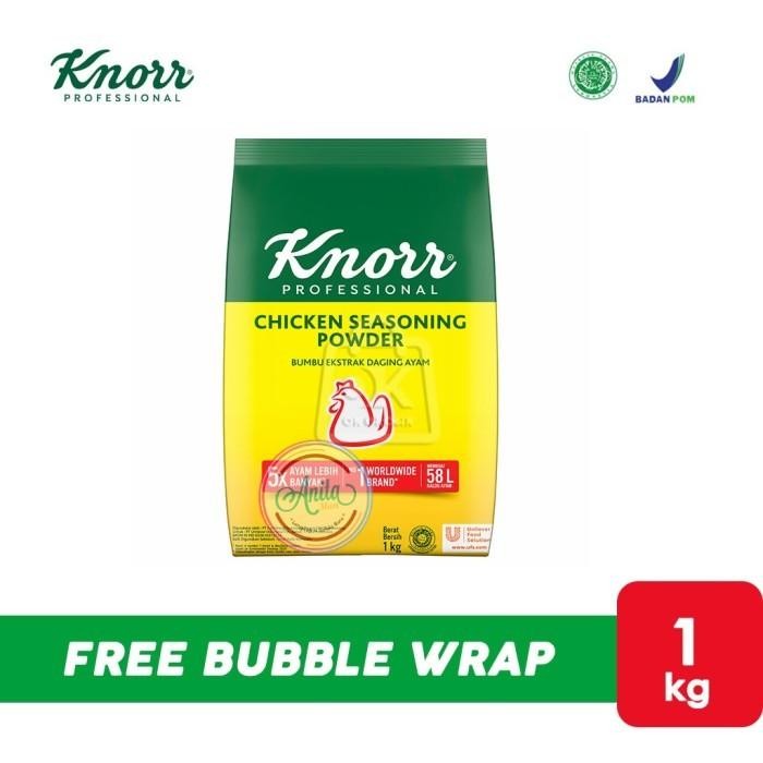 

Knorr Chicken Seasoning Powder/ Bumbu Penyedap Rasa Ayam [Refill 1 kg]