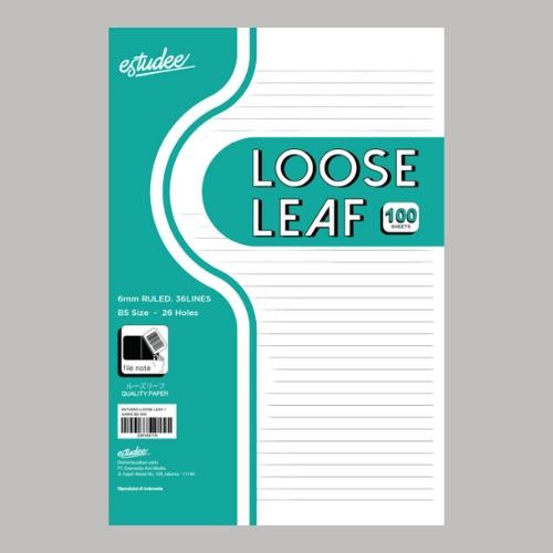 

Estudee Loose Leaf Line B5 100 Lembar Kode 183
