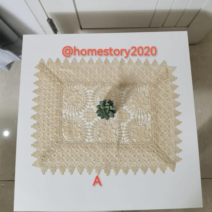 ID TAPLAK MEJA TAMU KECIL TAPLAK MEJA SUDUT POJOK UK 35X45