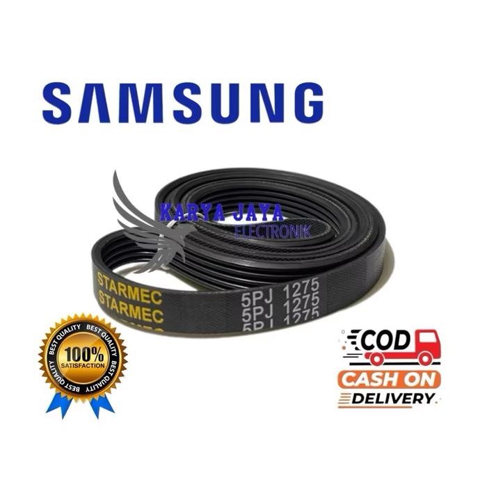 VAN BELT PANBEL KARET FAN BELT 5PJ 1275 MESIN CUCI SAMSUNG FRONT LOADING