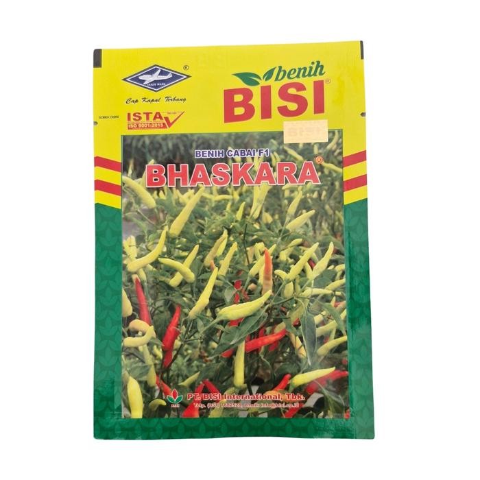 Bhaskara F1 10gr - Benih Bibit Cabe Rawit Hibrida BISI Cap Kapal Terbang