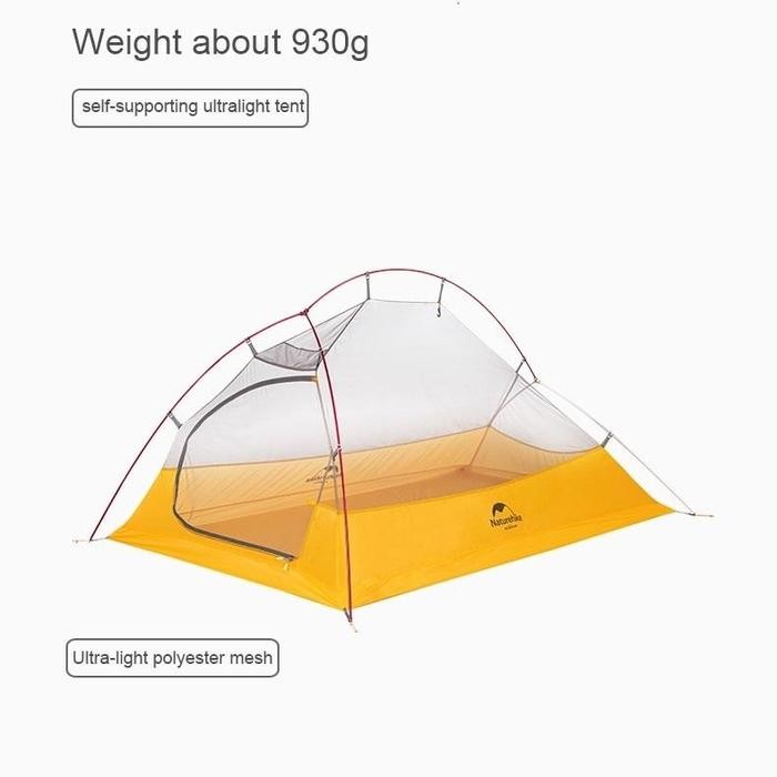 TENDA CLOUD UP 2 UL 10D NATUREHIKE NH19ZP017 CAM ULTRALIGHT UL