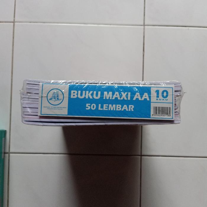 

Buku Tulis Maxi Campus Aa 50 Lembar 1 Pack Isi 10 Buku