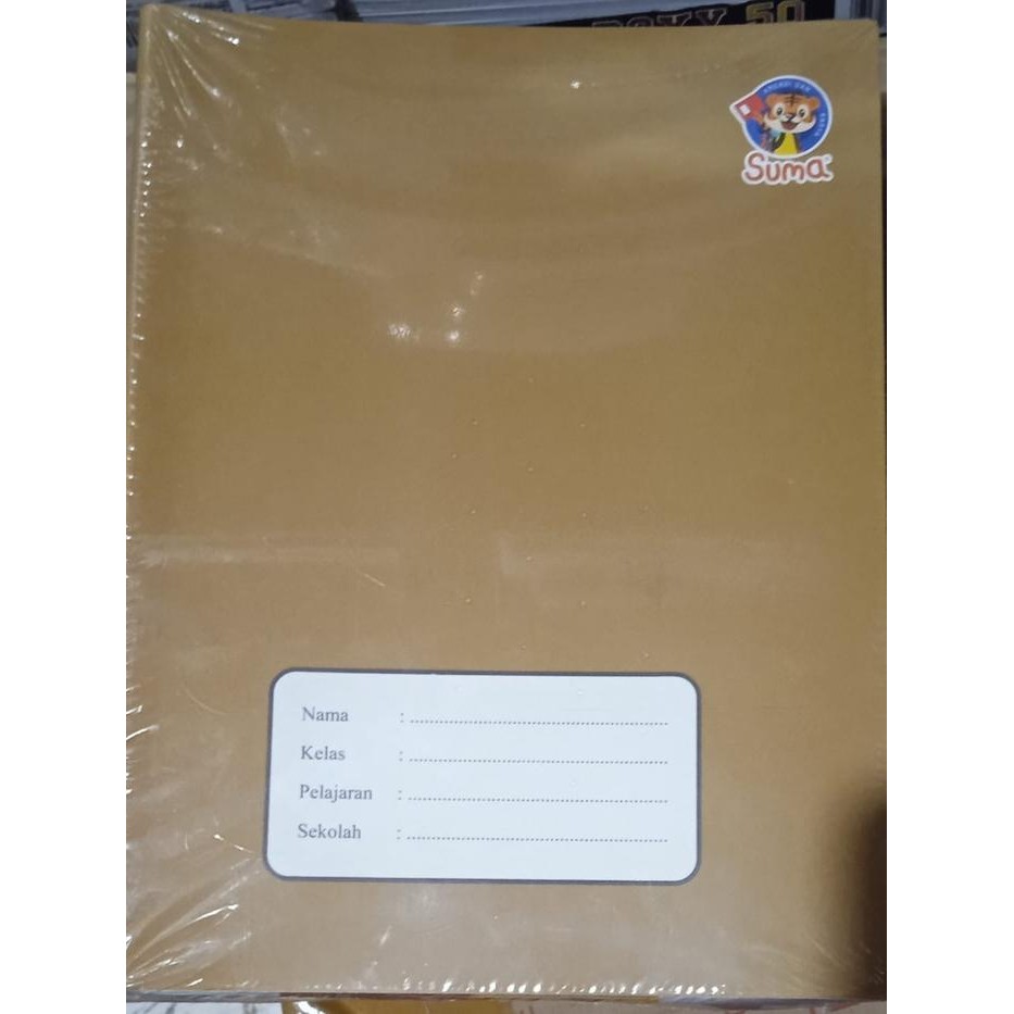 

Buku Tulis Coklat Suma 50Lbr 1 Pack Isi 10Bh (Boxy )