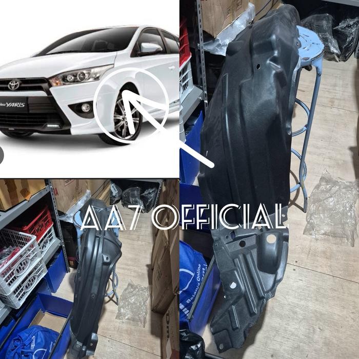 liner fender spakbor yaris lele 2014 2015 2016 2017