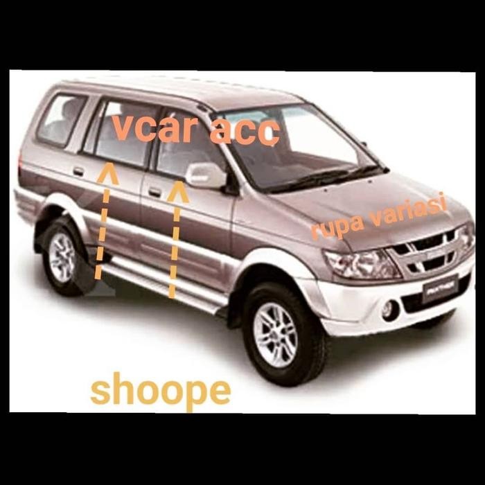 lis LIST kaca samping pelipit PINTU MOBIL ISUZU panther new kapsul 1997 sampai 2022 1998 1999 2000