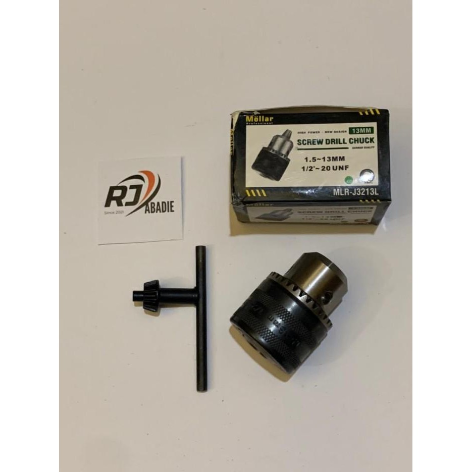 Expert Kepala Bor Listrik / Screw Drill Chuck Mollar 13mm 10mm