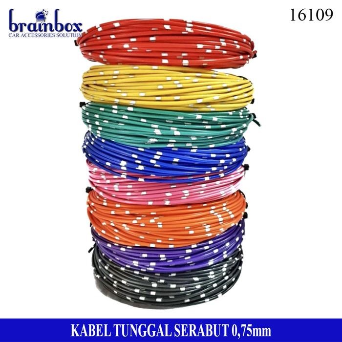 (Expert) Kabel Bodi Kabel Bintik Kabel Serabut 0.75mm 18AWG Mobil Kabel Tunggal