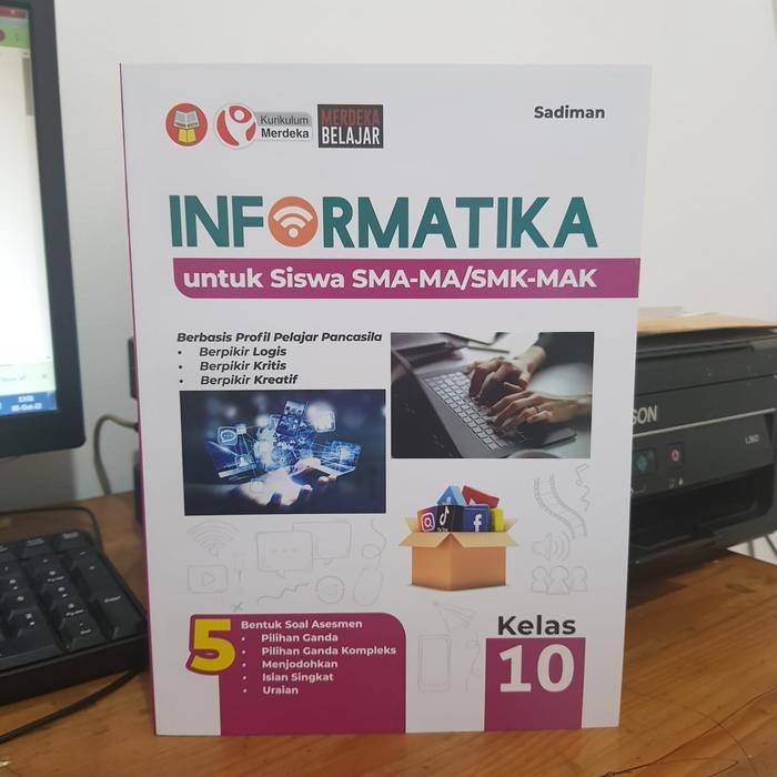 

Ready BUKU INFORMATIKA UNTUK SISWA SMA-MA/SMK-MAK KELAS 10 (KUR. MERDEKA)