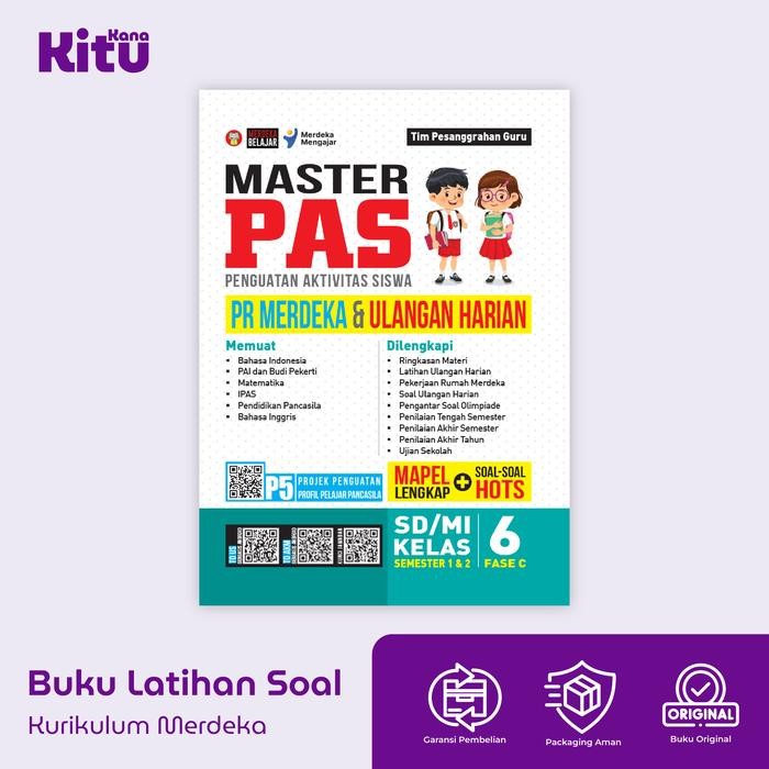 

Ready Buku Master PAS SD/MI Kelas 6 (Buku Ulangan dan Latihan Soal Kurikulum Merdeka)