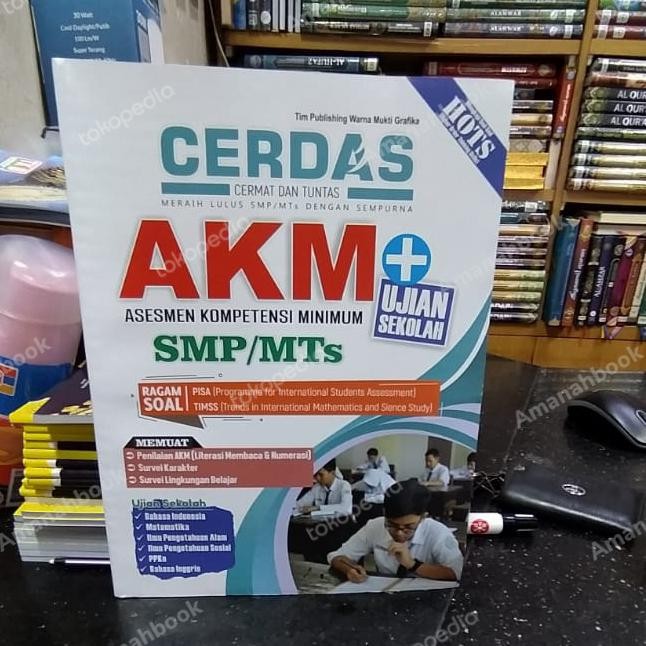 

Ready Buku Cerdas Akm SMP + Ujian Sekolah Kelas 9