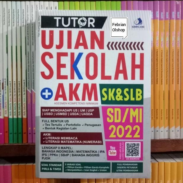 

Ready BUKU TUTOR UJIAN SEKOLAH AKM SK DAN SLB SD/MI 2022
