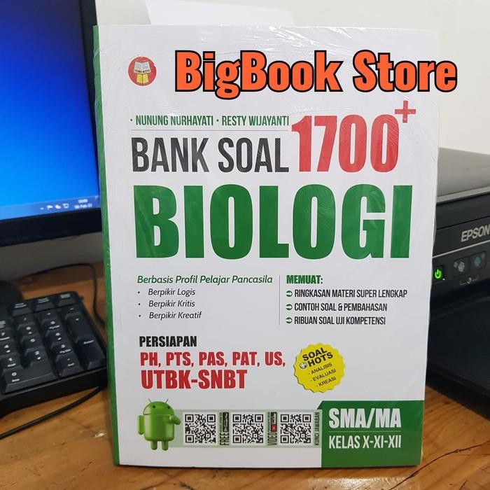 

Ready 1700 plus BANK SOAL BIOLOGI SMA/MA X-XI-XII K13 Edisi Revisi