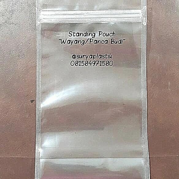 BURUAN,. PLASTIK STANDING POUCH 14X22 WAYANG PLASTIK KEMASAN SNACK