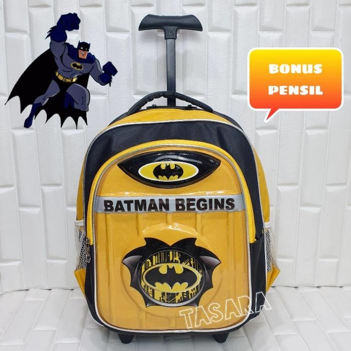 ORIGINAL.. TAS TROLI BATMAN ANAK LAKI-LAKI RANSEL ANAK SD TK