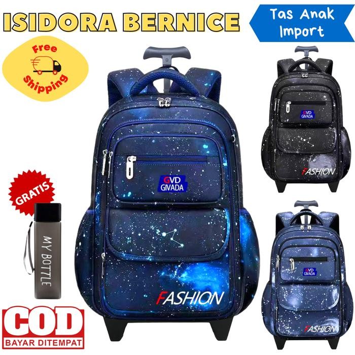 TERBARU.. TROLLEY TAS KOPER ANAK TAS TROLI ANAK SEKOLAH LAKI LAKI SD SMP REMAJA