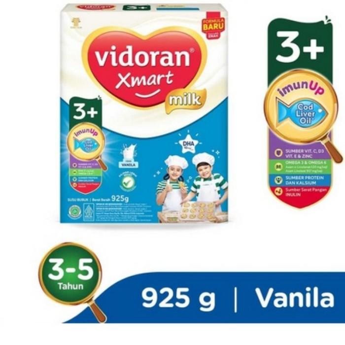 (Allthebest) Susu Vidoran Xmart 3+ 950gr Madu / Vanilla