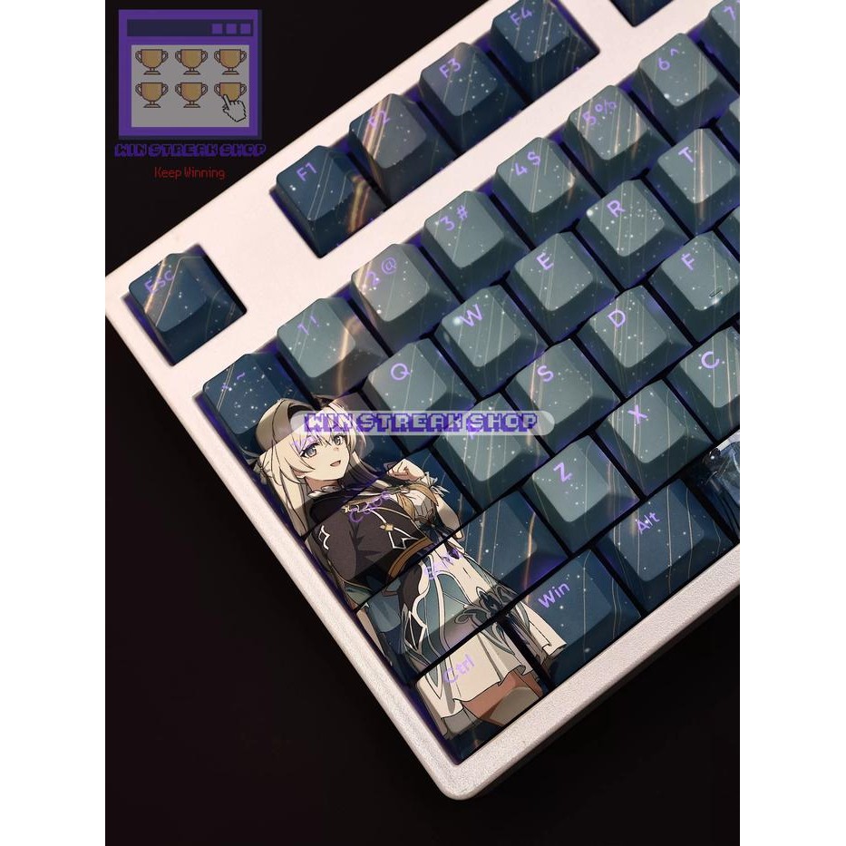 [Expert] Honkai Star Rail Keycaps - Firefly Honkai Star Rail Keycaps / Firefly Keycaps