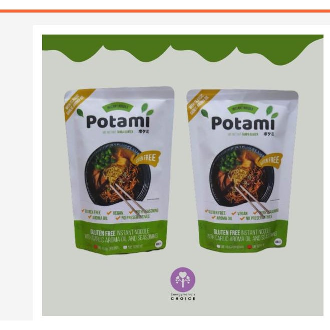 (Allthebest) Terapik POTAMI Mie Instant Tanpa Gluten 65g - Gluten Free Noodle - Mi