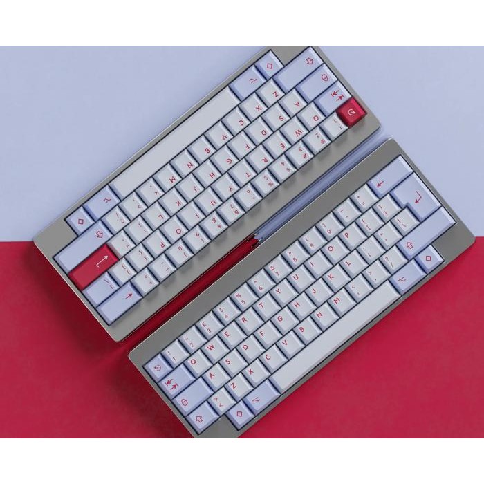 [Allthebest] PBTFans SOUL BLOSSOM Doubleshot Cherry Profile Keycaps Set - KBDfans