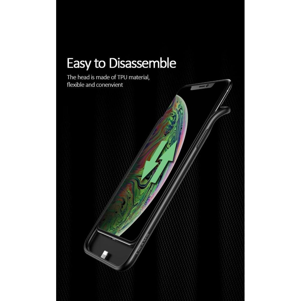 USAMS POWER CASE US-CD68 ORIGINAL IPHONE XR 6.1 POWERBANK 4000MAH