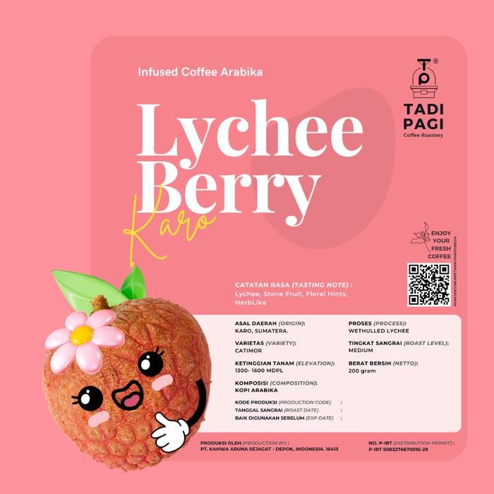 

LYCHEE BERRY KARO KOPI ARABIKA 200 GR