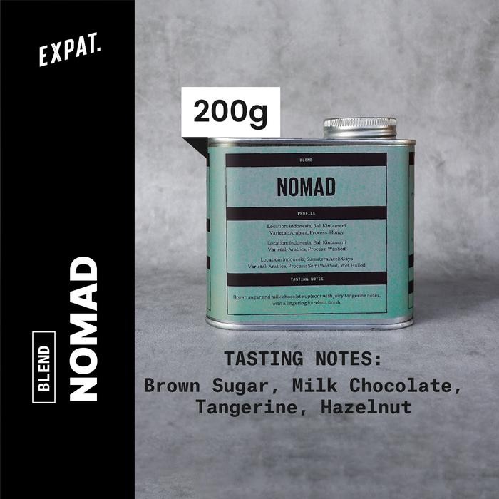 

EXPAT ROASTERS NOMAD ESPRESSO BLEND BIJI KOPI /BUBUK ARABIKA 200GR