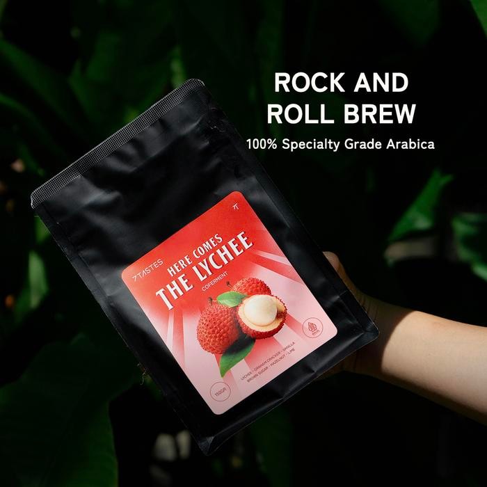 

KOPI ARABIKA HERE COMES THE LYCHEE 7 TASTES COFFEE - BIJI KOPI ARABICA COFERMENT LECI FRUITY SWEET