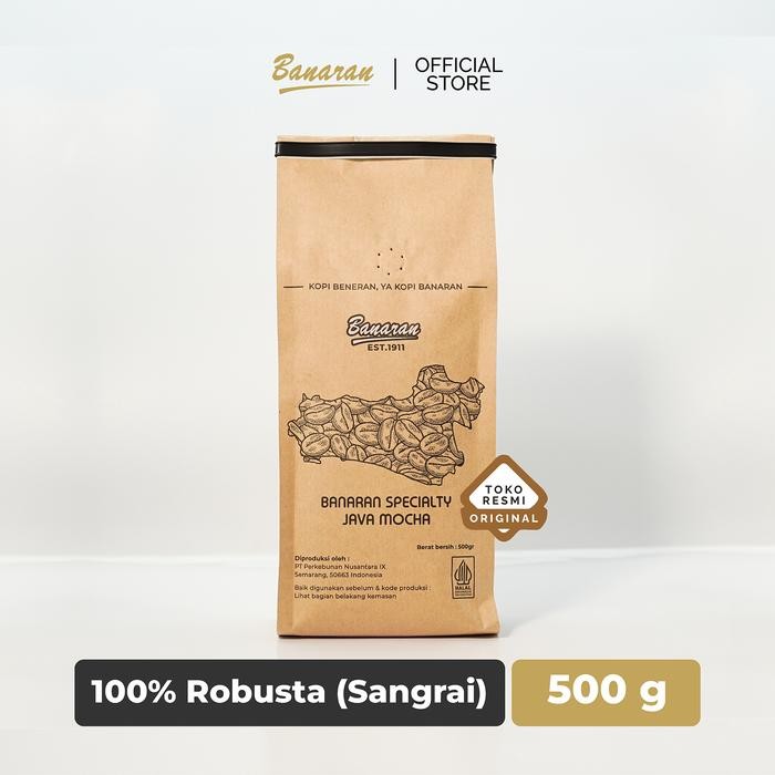 

KOPI BANARAN 100% ROBUSTA 500 GRAM (SANGRAI BIJI)