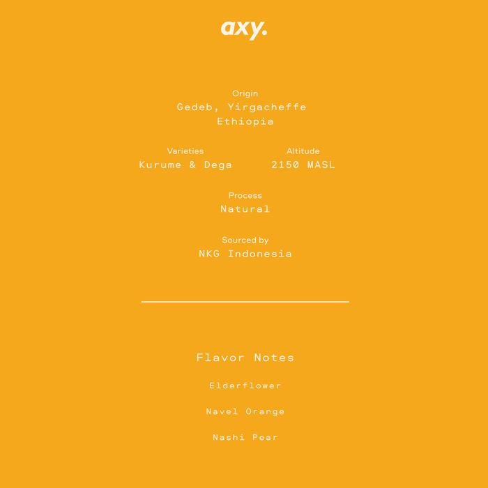 

ETHIOPIA YIRGACHEFFE NATURAL - BIJI KOPI ARABIKA