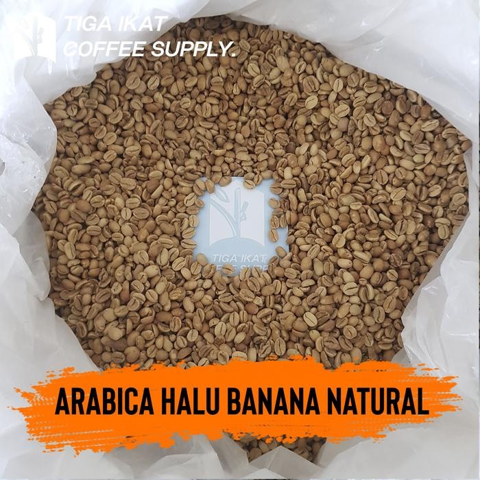 

GREENBEAN ARABICA GUNUNG HALU BANANA NATURAL 1 KG - BIJI KOPI MENTAH