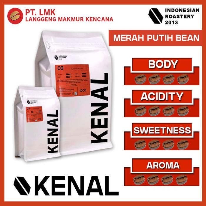 

KENAL COFFEE MERAH PUTIH BLEND KOPI 100% ARABIKA 250 GR - BIJI