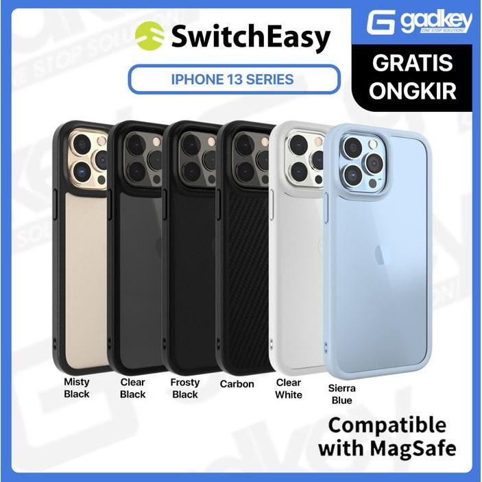 Case iPhone 13 Pro Max Mini Switcheasy Aero Plus MagSafe Casing Casemee