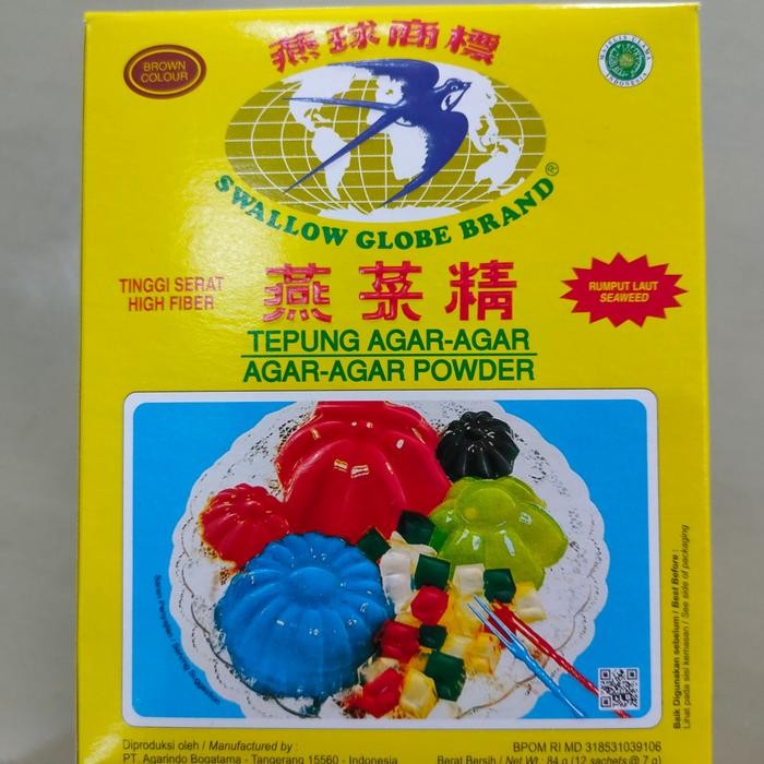 

FREShBgt- AGAR AGAR SWALLOW GLOBE 12 X 7Gr (1dos) varian warna