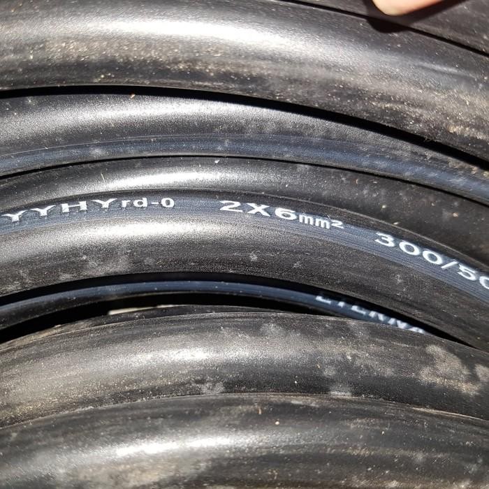 [Allthebest] Eterna Kabel Listrik Hitam Serabut / NYYHY 2 x 6 mm / 2X6