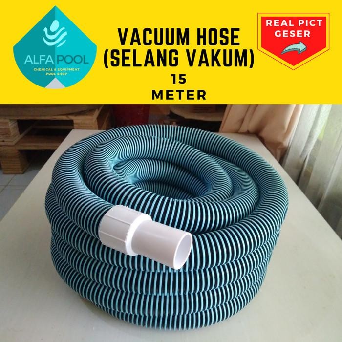 Flexible vacuum hose 15 meter / Selang vacuum kolam renang panjang 15m