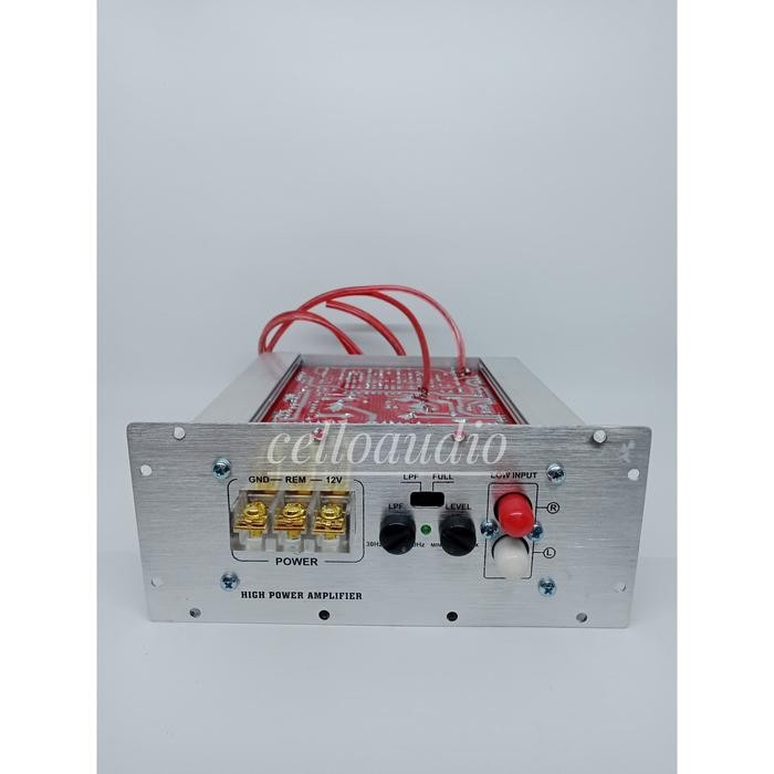 Terbatas Mesin Basstube Active / Power Aktif Subwoofer 12 Volt Hw-100 Silver