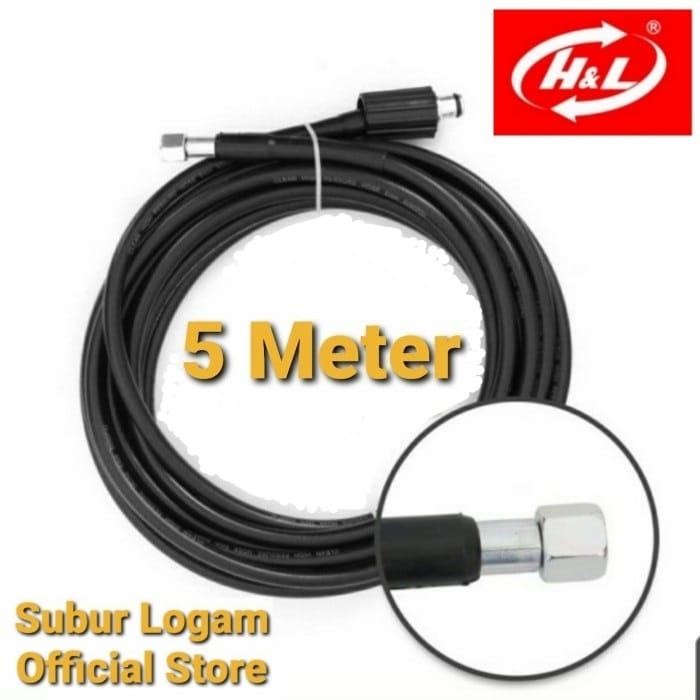 Selang Jet Cleaner H&L 5 Meter 5m untuk Jet Cleaner Double Thunder