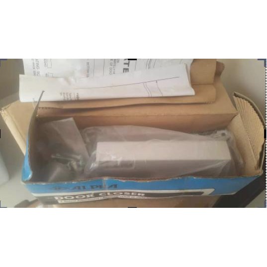 Door Closer Alpha D181S Silver Genuine