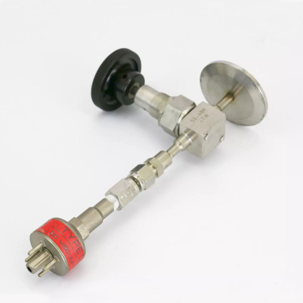 Nupro Bellows-sealed air Valve Vacuum Gauge Type 0536 SS-4BK-TW 5E0UR