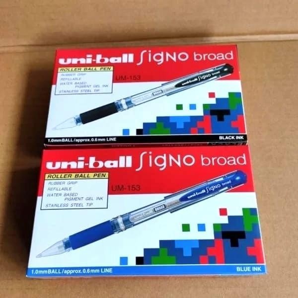 

Pulpen Uni-ball Signo Broad UM-153 ( 1 lusin / 12 pcs )