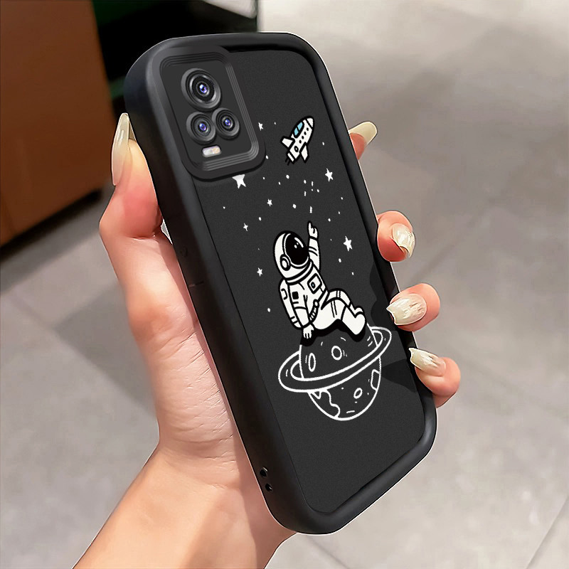 Casing Hp VIVO V20 VIVO V20 Pro Case Softcase Kesing Astronot Melihat Bintang ponsel Cesing terbuat 