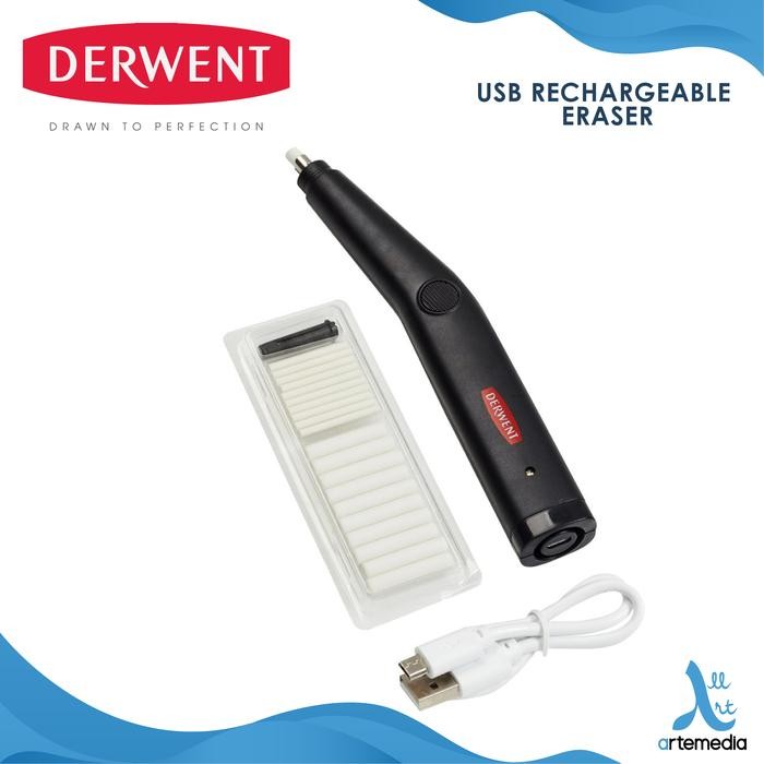 

Penghapus Derwent USB Rechargeable Eraser and Refill Blister Pack
